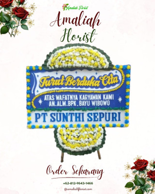 Papan Bunga Duka di Pekunden